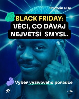 👊🏼 Black Friday: sezóna, kdy si lidi kupují kraviny, co nepotřebují. My ti nabízíme přesnej opak. 💪🏼😮‍💨 Odkaz v bio. 🖤